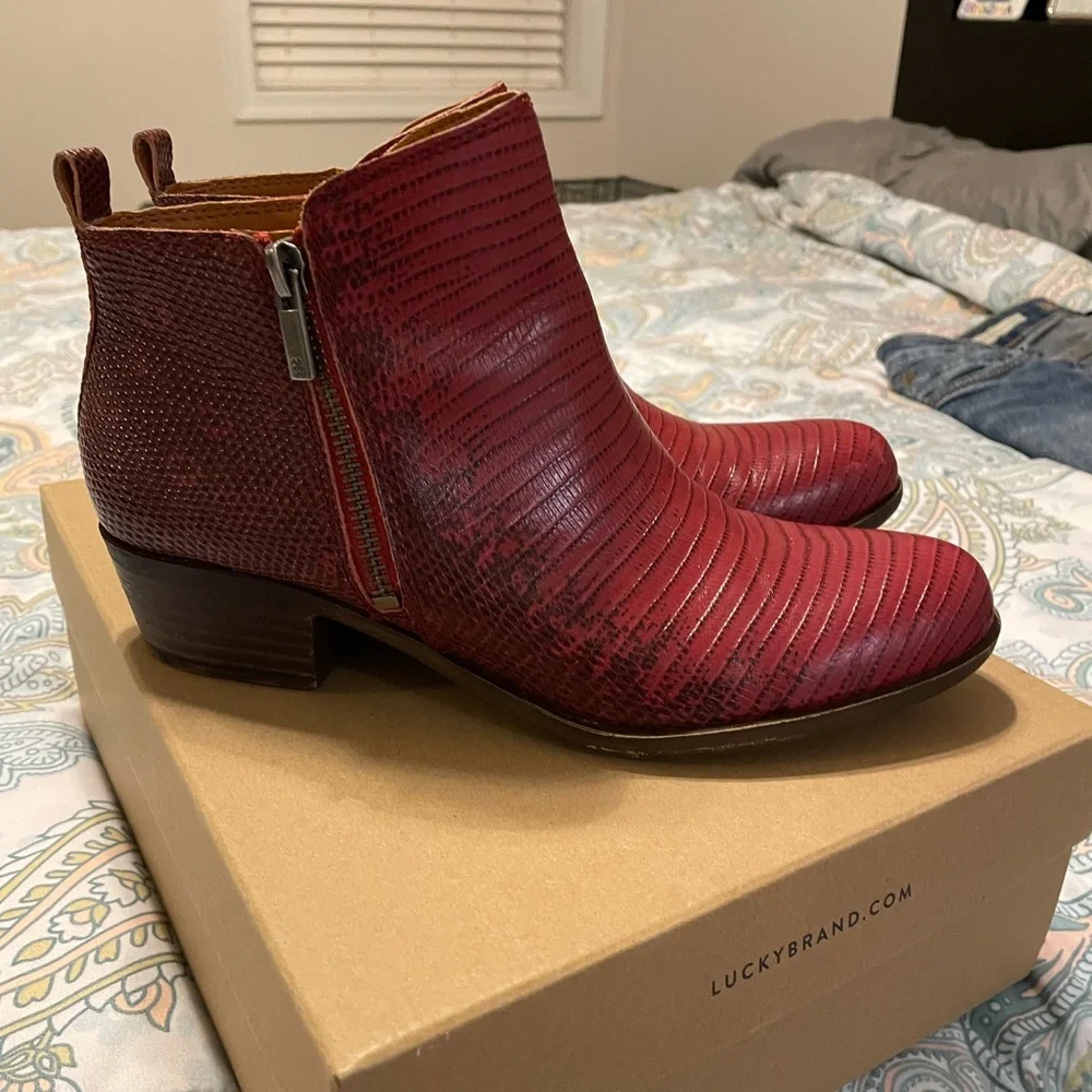 Lucky Basel Boot Rio Red 7.5 - Picture 4 of 4